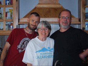 Dawn and Frank Gulenchyn (middle and right) were among the at least 19 victims in a shooting rampage in Nova Scotia beginning Saturday night.