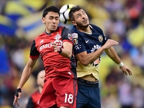 Marky Delgado, left, has signed a long-term contract with TFC. Getty images