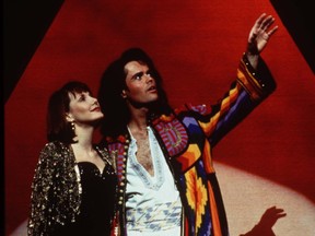 Donny Osmond, here with Kelli James Chase as The Narrator, is back in Joseph And The Amazing Technicolor Dreamcoat. (Postmedia Network files)
