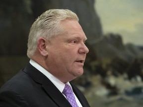 Premier Doug Ford says the provincial government will soon release its framework for re-opening the economy.