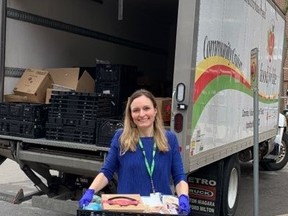 Halton Community Housing Corporation manager Erin Mifflin and her staff have been working hard to ensure residents in the region's housing communities are well-fed during the COVID-19 pandemic.