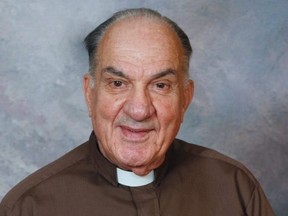 Father Fred Mazzarella, a much-loved Toronto priest, died at the age of 87 on Good Friday, April 10, 2020. (supplied photo)