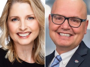 Sherry McNeil, left, is president and CEO of the Canadian Franchise Association and Rocco Rossi is president and CEO of the Ontario Chamber of Commerce.