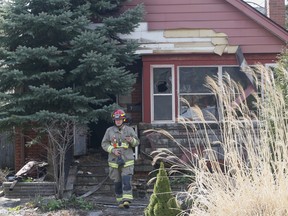 A body was found inside a house on Taylor Dr. in East York after a fire was doused by Toronto firefighters on Wednesday, April 15, 2020.