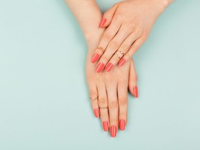 nails salon manicure