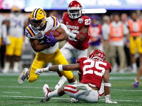 Georgia Bulldogs’ running back Clyde Edwards-Helaire (right) will give the Super Bowl champs Chiefs another lethal offensive weapon.