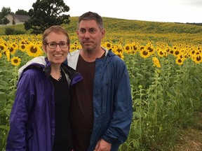 Dr. Beth Potter and Robin Carre were found shot to death. Their daughter's boyfriend and a buddy have been charged. 

https://www.facebook.com/photo.php?fbid=10223051653099944&set=a.4034523861671&type=3&theater

Credit: Facebook