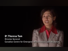 Dr. Theresa Tam appears in Outbreak: Anatomy of a Plague.