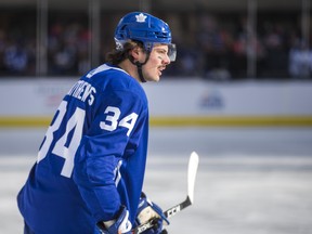 Toronto Maples Leafs star Auston Matthews was seemingly on the way to his first 50-goal season, one of many reasons why teammate Zach Hyman hopes the season isn't over.
