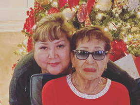 Carolina Tovar, 86, and her daughter Letty Ramirez, 54, were infected with COVID-19 and died hours apart in separate California hospitals on April 2, 2020. (GoFundMe)
