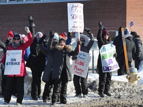 Teachers from several schools walked the picket lines in Ottawa this winter, the first mass walkouts since 1997. Ontario teachers and the province ratified a new three-year deal on Tuesday.