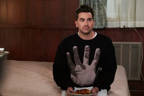 Dan Levy as David Rose in a scene from Schitt’s Creek. (CBC)
