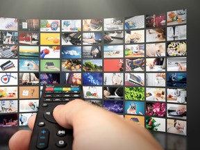 Television streaming video. Media TV on demand