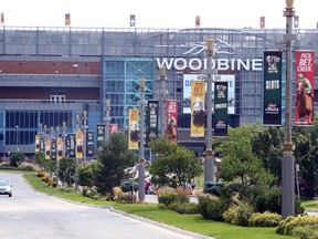 Woodbine Racetrack head Jim Lawson hopes live racing will resume in about "six weeks."