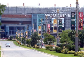 Woodbine Racetrack head Jim Lawson hopes live racing will resume in about "six weeks."