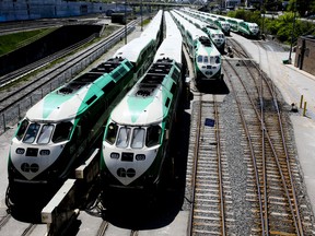 GO Transit has cut back its service again, though all seven major routes will stay open. Veronica Henri/Toronto Sun/Postmedia Network