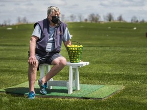 Vic Hadfield, owner of Vic Hadfield Golf & Learning Centre in Oakville, is pictured on  May 4, 2020.