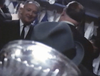 Head coach Punch Imlach’s famous fedora rests inside the Cup.