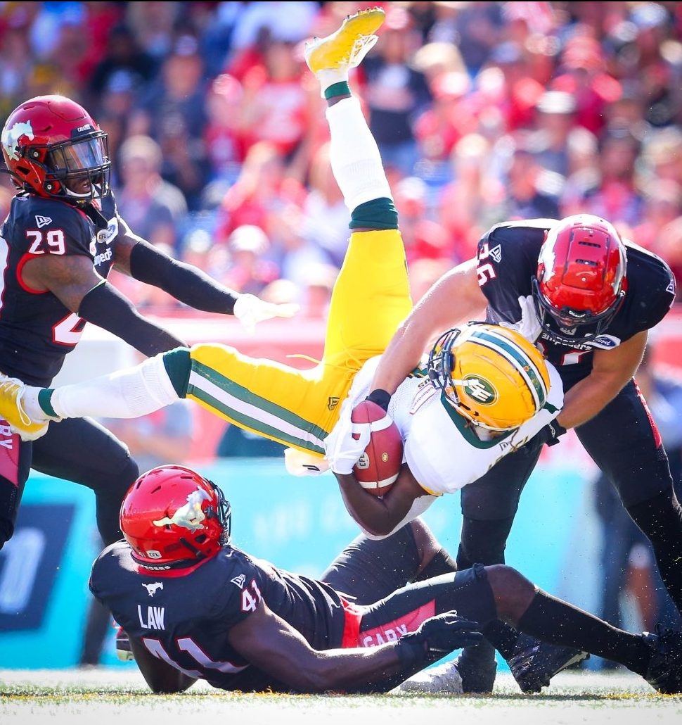 Veteran Adjei promoting Mississauga Mafia as a catchphrase for Argos