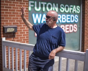 Paul Drysdale, owner of GTA Furniture Central Inc., says he wishes there was more financial understanding for small businesses hit hard by the COVID-19 pandemic. Ernest Doroszuk/Toronto Sun