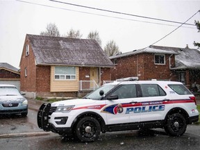 One of the 12 homes raided by police as part of Project Cache on May 11, 2020, which dismantled a southern Ontario drug trafficking network