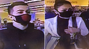 Two people sought in the theft of perfume from a Shoppers Drug Mart in Barrie on Thursday.