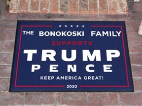 The Trump campaign is offering welcome mats and other goodies to donors.