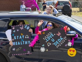 The City of Burlington is prohibiting any "drive-by" parades with more than five vehicles.