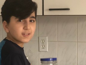 Supplied photo of missing boy, Aran Hamid, 12, who resided in the home where an explosion took place located on Bur Oak Ave.,in Markham  on Monday May 18, 2020.