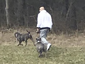 This man, identified by neighbours as the owner of a dog that attacked his family members in an Aurora home on May 21, 2020, allegedly often walked his dogs unleashed in a neighbourhood park.