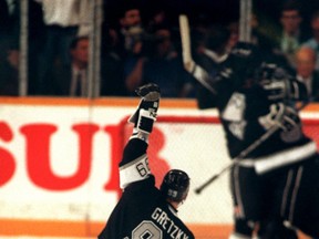 Los Angeles Kings superstar Wayne Gretzky  had quite a month of May in 1993. He wiped out the Vancouver Canucks and 
Toronto Maple Leafs with some huge performances, including a hat trick in Game 7 against Toronto.