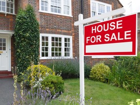 House for sale sign