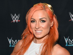 WWE Superstar Becky Lynch appears on the red carpet of the WWE Mae Young Classic on September 12, 2017 in Las Vegas, Nevada.