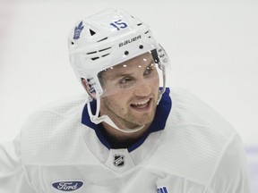 Maple Leafs forward Alex Kerfoot.