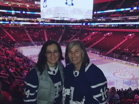 Christine Dimoff (let) and Sylvia Hargittay are the hosts of the Ladies Talkin' Leafs podcast.