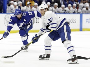 Defenceman Timothy Liljegren has played 11 games with the Maple Leafs this COVID-hit season.