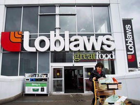 A Loblaws grocery store.