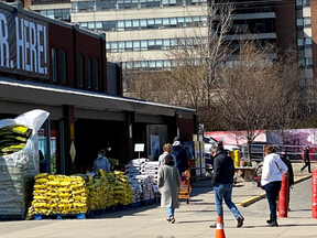 Loblaws at Christie and Dupont Sts. has shut down after multiple employees tested positive for COVID-19. Only PC Express online grocery pick-up remains open as of Monday, the company said.