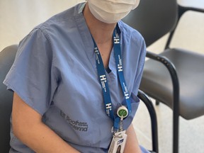 Registered nurse Janelyn Buhong was working in the screening area at Humber River Hospital when she was alerted a woman was going into labour outside the hospital. Buhong sprung into action and helped ensure a safe delivery.