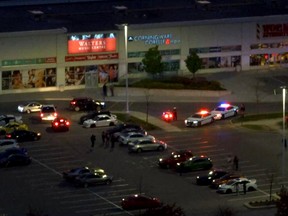 A Peel Regional Police crack down on suspected street racing saw hundreds of motorists stopped at a Mississauga mall on Friday, May 22, 2020.