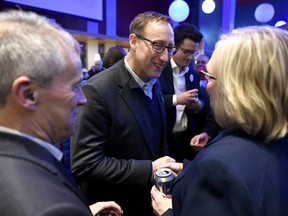 Conservative leadership candidate Peter MacKay greets supporters at a meet and greet event in Ottawa on Sunday, Jan. 26, 2020.