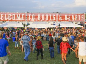 Country music fans of all ages converged at the Boots and Hearts Music Festival in Bowmanville, Ont. on Thursday July 31, 2014. This year's concerts have been cancelled.