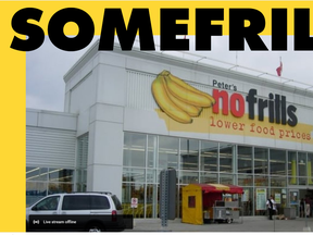 Neighbours of a No Frills store near Lansdowne Ave. and Dundas St. have created a livestream of the line-up outside the store, aptly titled, "Somefrills."