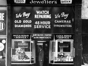 After opening in 1909 and working out of a succession of stores located in different parts of the young city, Henry & Co. eventually settled on this location at 113 Queen St. W. in 1945. It was in this store that I met Gerry Stein, the founder's son, and purchased my first camera to record a changing city. The company remained on Queen St. W. until moving to a larger store on Church St. north of Queen St. E. in 1964 and an even larger store south of Queen.
