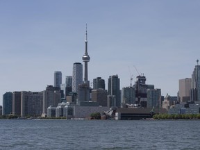 The Toronto skyline free of the usual smog that has plagued the city in past summers,  on Sunday July 7, 2019. Stan Behal/Toronto Sun/Postmedia Network