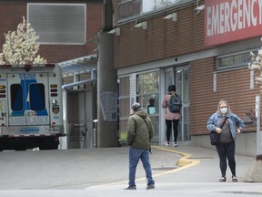 Toronto Western Hospital in Toronto's downtown core is the latest victim to a breakout of COVID-19,  on Sunday May 10, 2020.