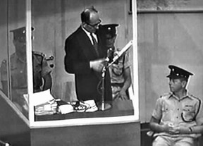 ACTUAL NAZI: Nazi Adolf Eichmann didn't seem to understand the gravity of the charges against him.