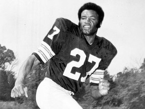 Hard-hitting free safety Marv Luster  starred for the Argos during the Leo Cahill era in  the 1960s and 70s.