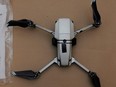The drone seized by the Ontario Provincial Police-led Joint Forces Penitentiary Squad after it was used to drop contraband into Collins Bay Institution.
