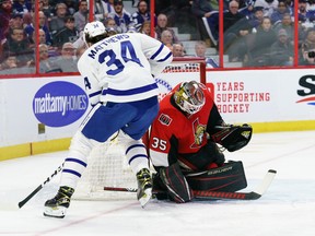 Toronto Maple Leafs centre Auston Matthews in action during the season. Postmedia first reported Matthews has tested positive for COVID-19.